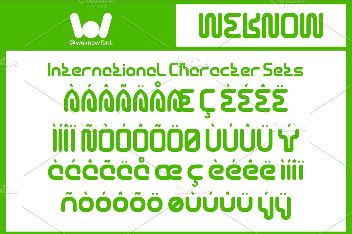 Cyber City font, a Font by weknow (Photo 8 of 8)