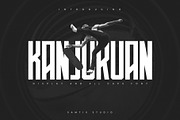 KANJURUAN - SPORT FONT DISPLAY, a Sans Serif Font by Samtiv Studio (Thumbnail 1 of 6)