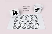 Fruit Alphabet - Dingbat Font, a Symbol Font by WADLEN (Thumbnail 6 of 7)