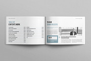 Annual Report Template Landscape, a Brochure Template by E-Type (Thumbnail 2 of 13)