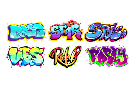 Graffiti cartoon lettering, an Illustration by art PVP - market