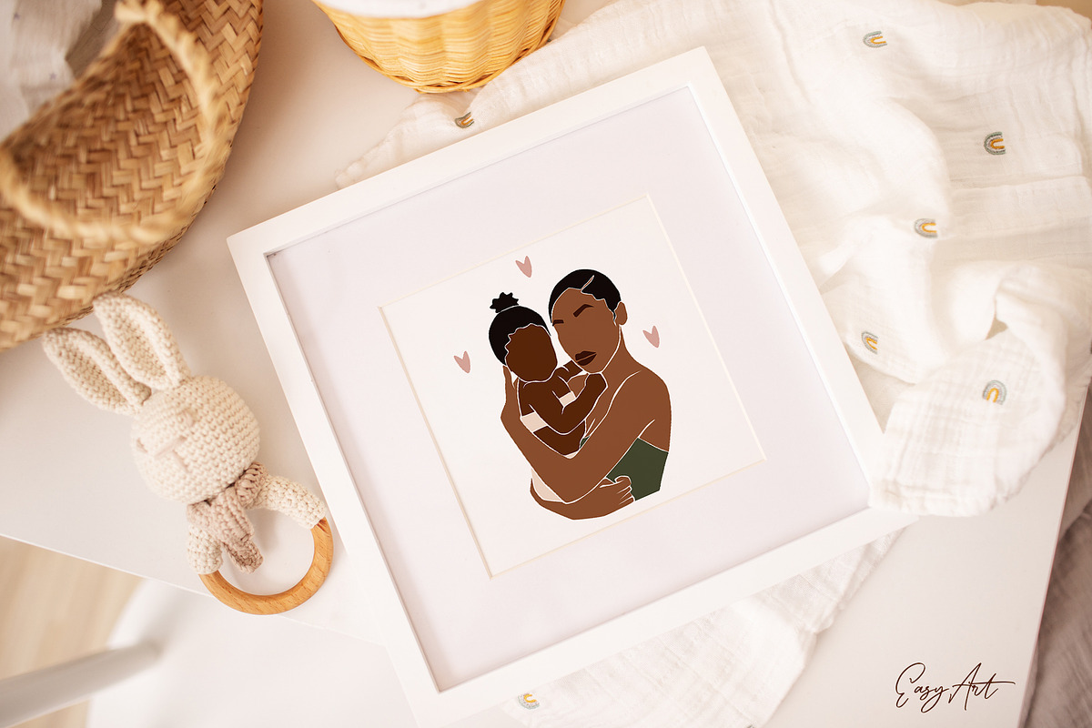 Mother and baby collection, a Decorative Illustration by EasyArt (Photo 2 of 9)