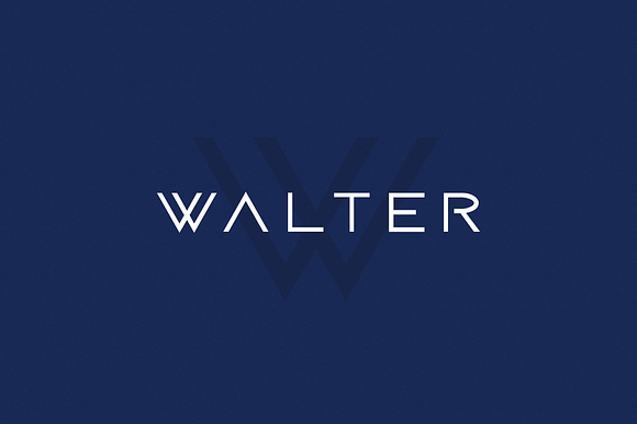 WALTER - Modern / Sci-Fi Typeface preview 7