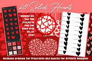 Line Art Hearts Procreate/Affinity, a Brush Add-On by DeloresArt (Thumbnail 6 of 14)