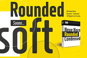 XXII Neue Norm Rounded Cnd, a Sans Serif Font by Doubletwo Studios (Thumbnail 9 of 9)