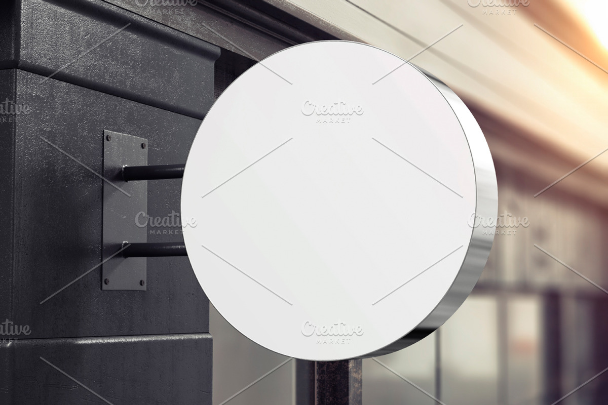 Signboard mockups, a Product Mockup by Egor Shkolnikov (Photo 3 of 4)