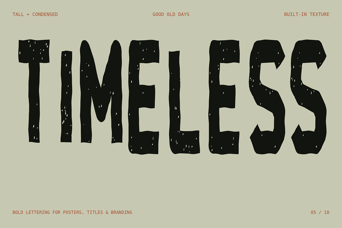 Good old days - Bold font, a Handwritten Font by Sk designs (Photo 5 of 10)