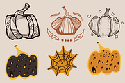 ELEGANT HALLOWEEN SCORPIONS CLIPART, an Illustration by FaliushViktoriaArtist (Thumbnail 4 of 11)
