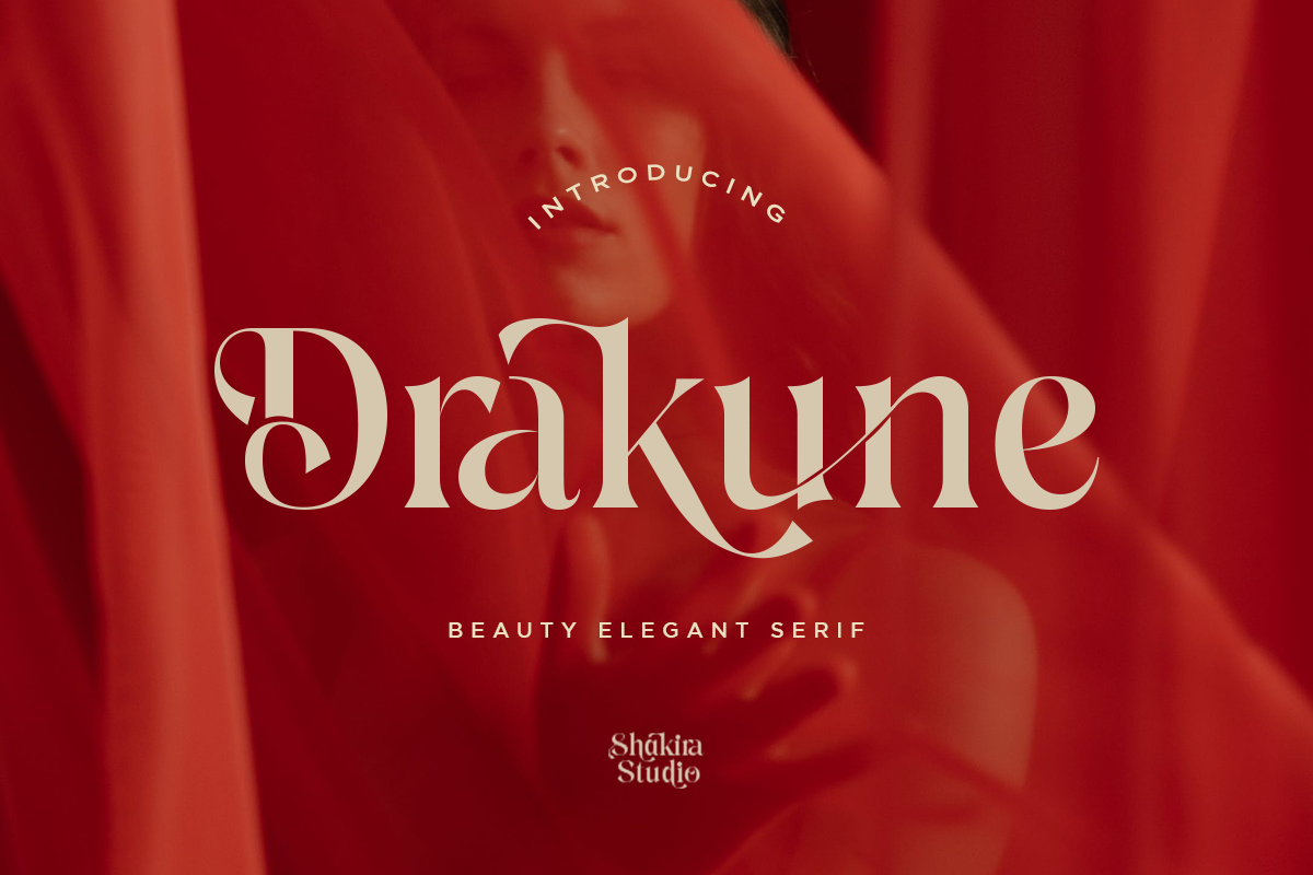 Drakune - Beauty Elegant Serif, a Serif Font by Shakira Studio (Photo 1 of 10)