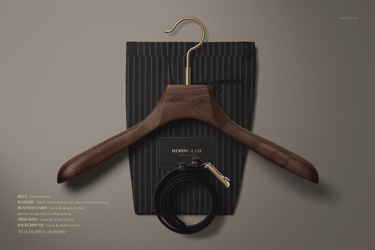 Men's Fashion Mockup Set, a Shirt Mockup by Creatsy (Photo 9 of 12)