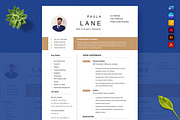 Professional Job Application Templat, a Resume Template by Nur Designer (Thumbnail 3 of 4)
