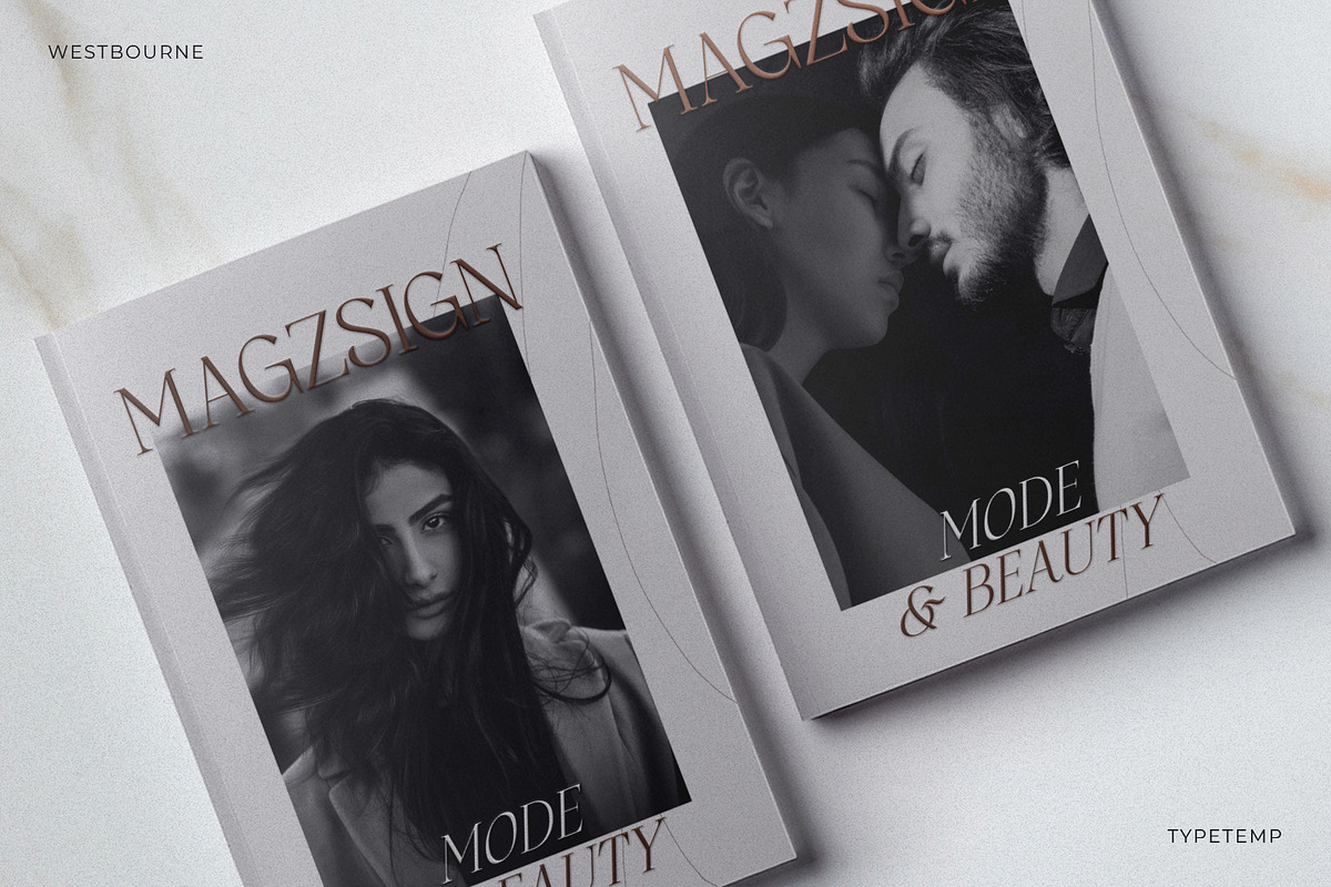 Westbourne - Modern Serif Typeface, a Serif Font by Typetemp Studio (Photo 14 of 17)