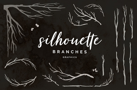 Silhouette Branch Vectors