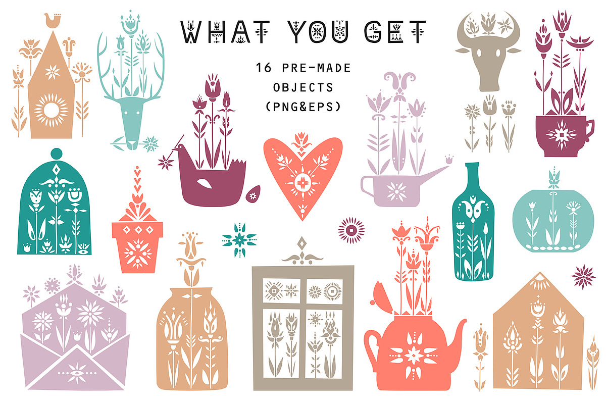 Rustic Spring - Graphic Collection, a Decorative Illustration by Struvictory.art (Photo 3 of 10)