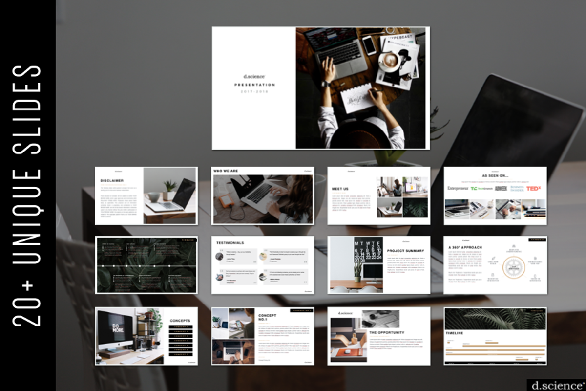 Creative Pitch Deck Bundle 50% OFF, a Presentation Template by Template Monkey @dscience (Photo 12 of 30)