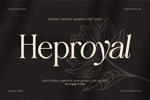 Heproyal Luxury Font