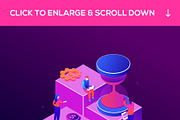 Isometric business illustrations, an iPhone Mockup by Boyko Pictures (Thumbnail 6 of 8)