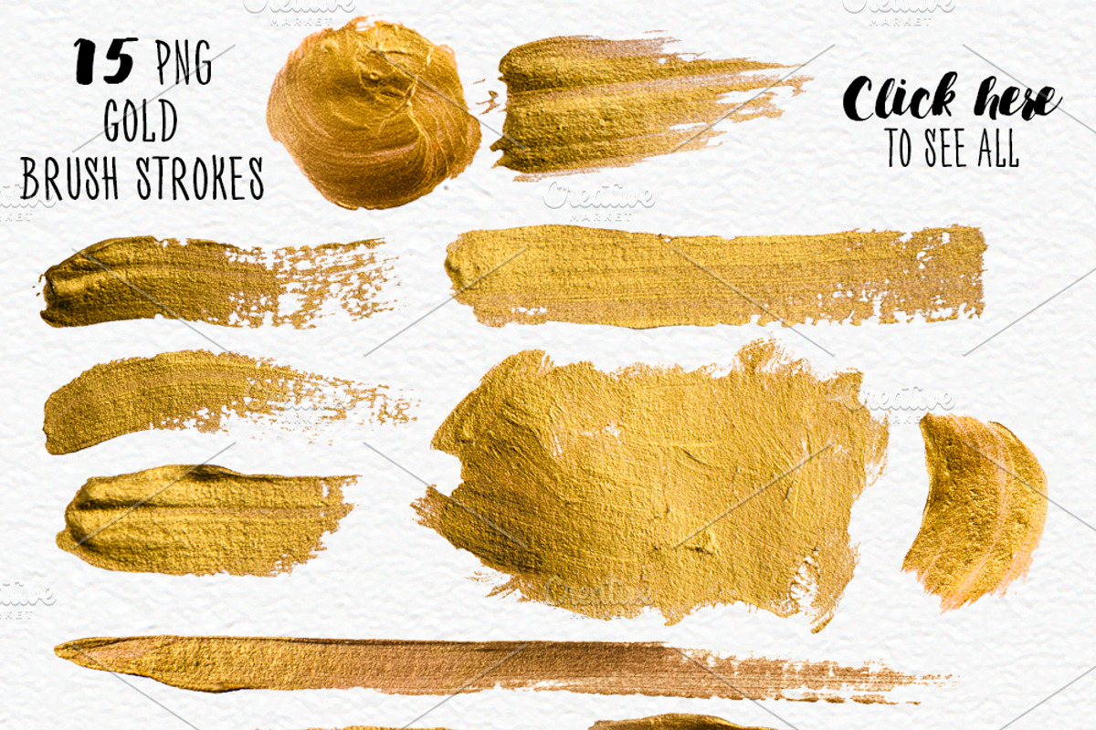 Geometric Watercolor + Gold Bundle, a Texture Graphic by Anna Faun (Photo 5 of 9)