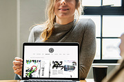 Laptop Mockups, a Templates & Theme by Evan Schlomann (Thumbnail 4 of 7)