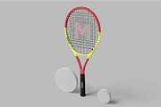 Tennis Racket Mockups, a Product Mockup by megostudi0 (Thumbnail 7 of 7)