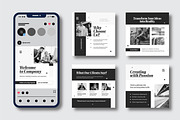Modern Minimalist Social Media Post, a Social Media Template by MightyDesign (Thumbnail 2 of 8)