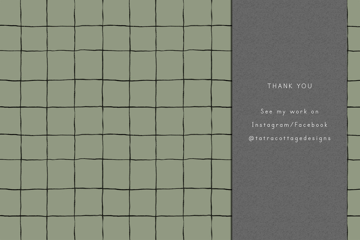 Grid Check Seamless Pattern Set, a Pattern Graphic by Tatra Cottage Designs (Photo 3 of 5)