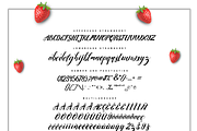 Strawberry Family, a Script Font by FHFont (Thumbnail 5 of 8)