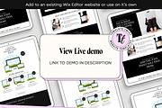 Dark Minimalistic Wix Sales Template, a Wix Template by Template Twist Shop (Thumbnail 3 of 10)