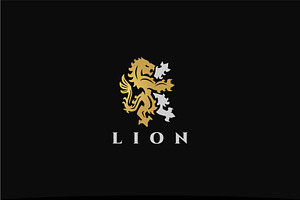 Heraldry Lion Logo