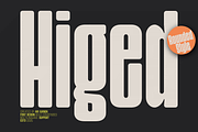 Higed, a Sans Serif Font by Linecreative (Thumbnail 1 of 8)