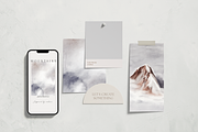 MOUNTAINS aesthetic *watercolor*, a Background Graphic by Youksy (Thumbnail 2 of 16)