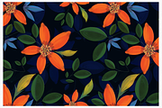JARDIN PATTERN, a Pattern Graphic by Anny Cecilia Walter (Thumbnail 2 of 4)