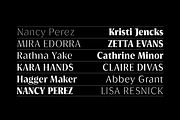 Griggs Flare Serif, a Serif Font by Seniors (Thumbnail 3 of 8)