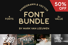 Font Bundle - 50% Off!