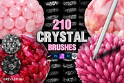 Procreate Crystal texture brushes, a Brush Add-On by Revabrush (Thumbnail 1 of 7)