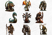 Greatest Mythological creatures, a Decorative Illustration by ThatsDesignArt (Thumbnail 8 of 10)