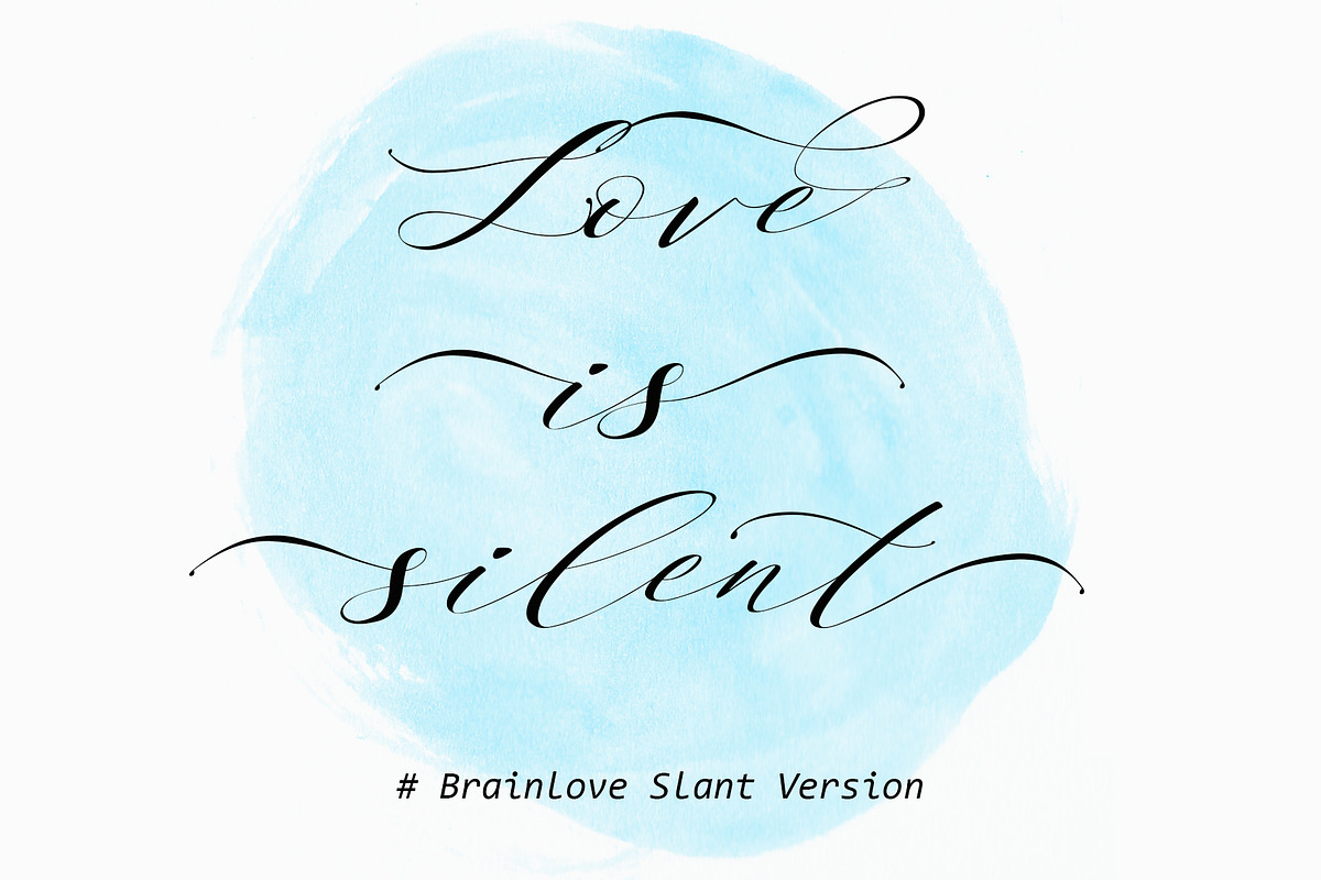 Brainlove - Beautiful Script preview 6