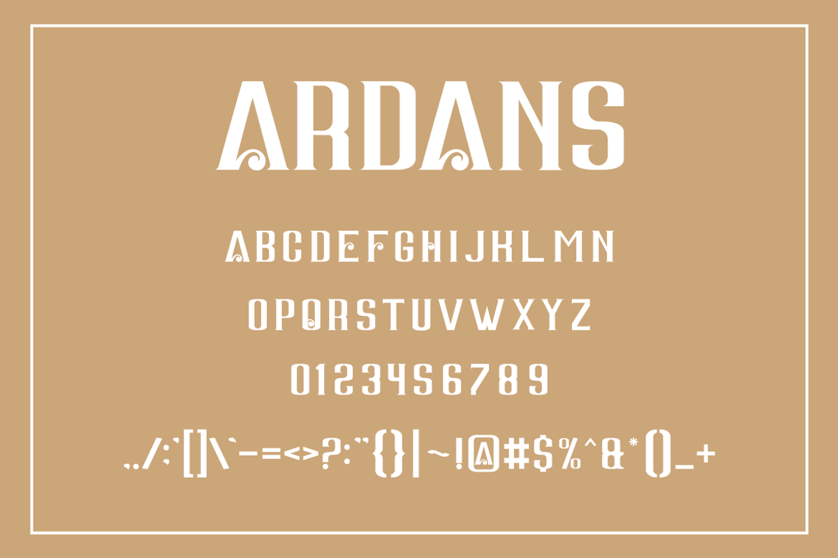 Ardans Font, a Serif Font by albert_kalingga (Photo 2 of 4)