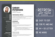 Modern RESUME TEMPLATE with Photo, a Resume Template by LevelUpResume (Thumbnail 1 of 5)