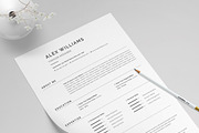 Resume Template / CV, a Resume Template by CreativeZoom (Thumbnail 3 of 7)