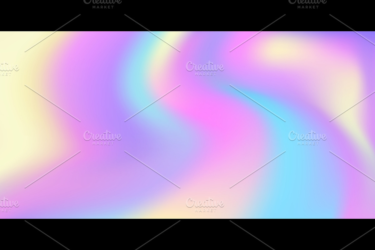 Hologram dreamlike gradient, a Decorative Illustration by Buch&Bee (Photo 2 of 3)