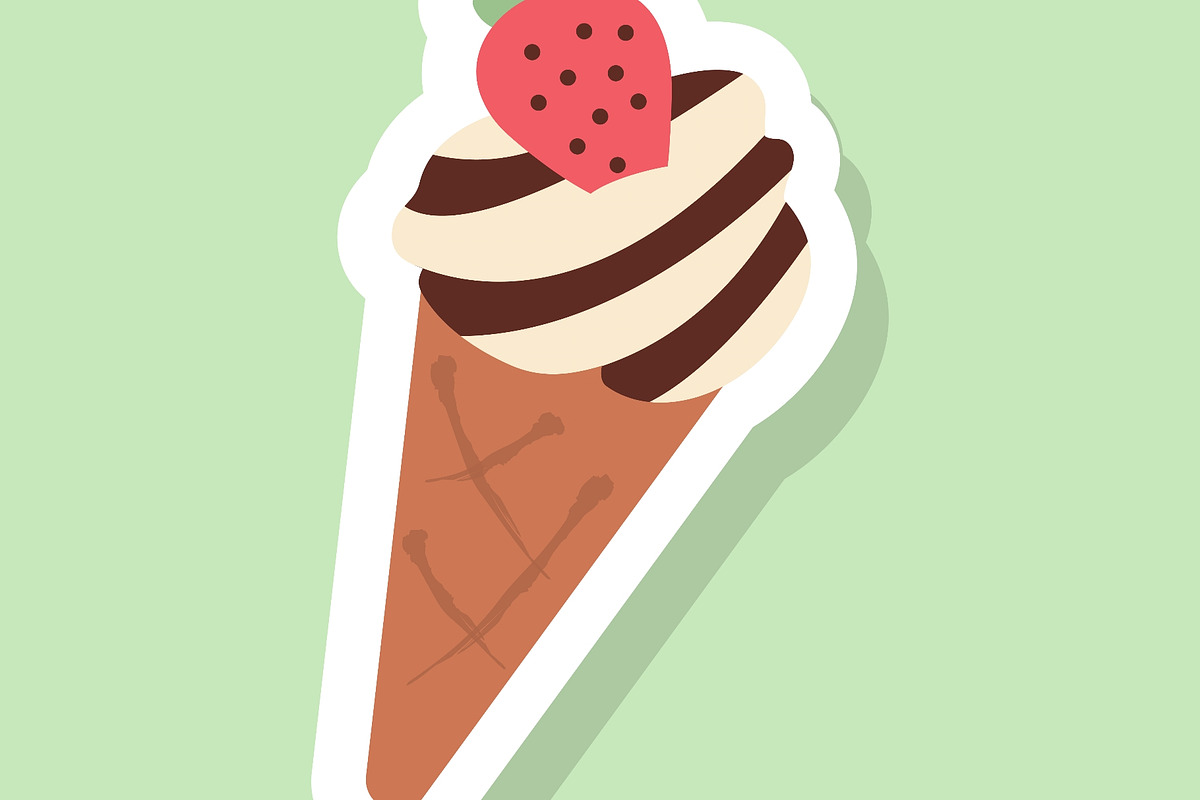Hand painted bakery set stickers, a Food Illustration by okskukuruza (Photo 2 of 3)