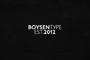 Boysen Typeface, a Sans Serif Font by Jan-Christian Bruun (Thumbnail 6 of 7)