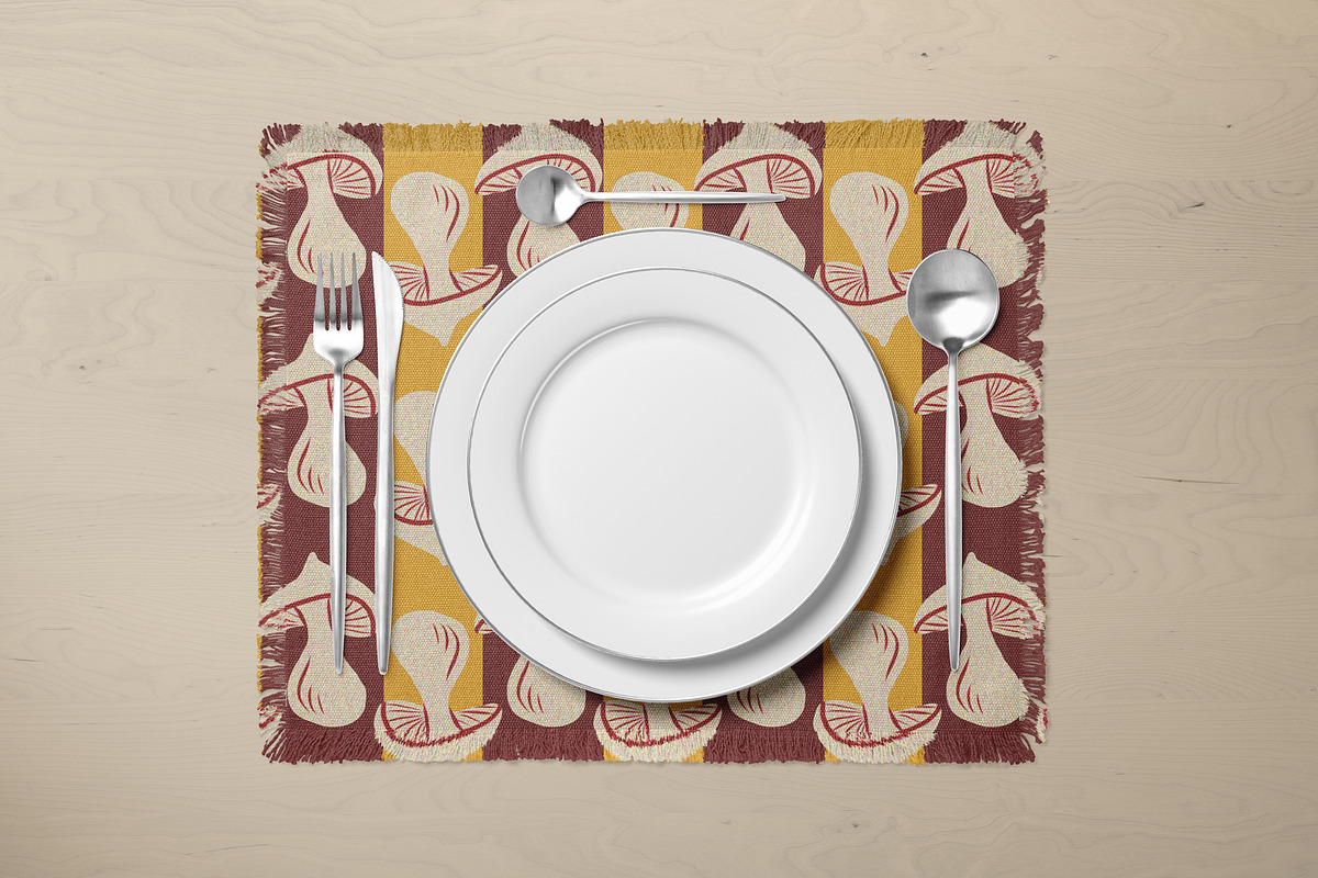 Grainy Surreal Mushrooms set, a Decorative Illustration by Paper Cherry (Photo 11 of 12)