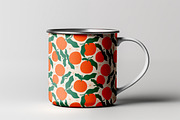 Orange Fruit Pattern, a Pattern Graphic by Neermana (Thumbnail 3 of 5)