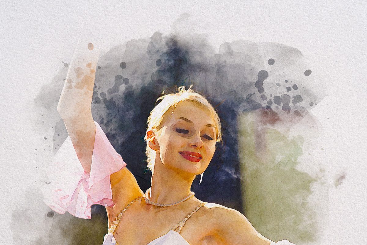 Soft Brush Watercolor Photo Effect, an Action Add-On by liptouse (Photo 3 of 11)