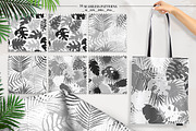 Tropical palm leaf. Seamless Pattern, a Decorative Illustration by Diana Kovach (Thumbnail 4 of 9)