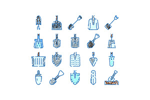Garden and construction tools spade, an Object Graphic by pikepicture