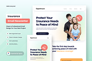 Insurance Email Newsletter, a Templates & Theme by SquidPixey (Thumbnail 1 of 6)