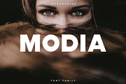 Modia Font Family - Sans Serif, a Sans Serif Font by RC graphics (Thumbnail 1 of 12)